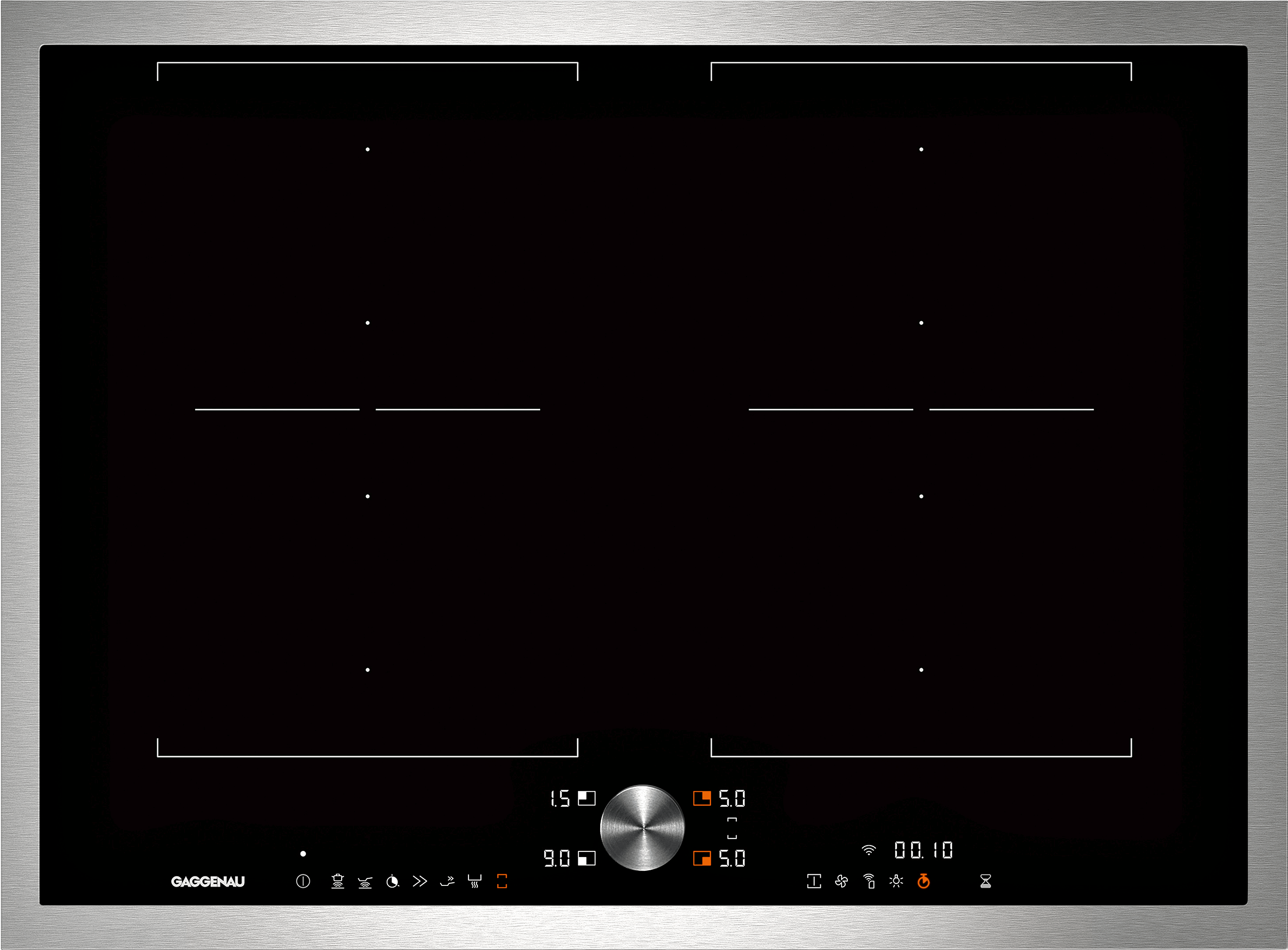 Flex induction cooktop 200 series 200 series Stainless steel frame ...