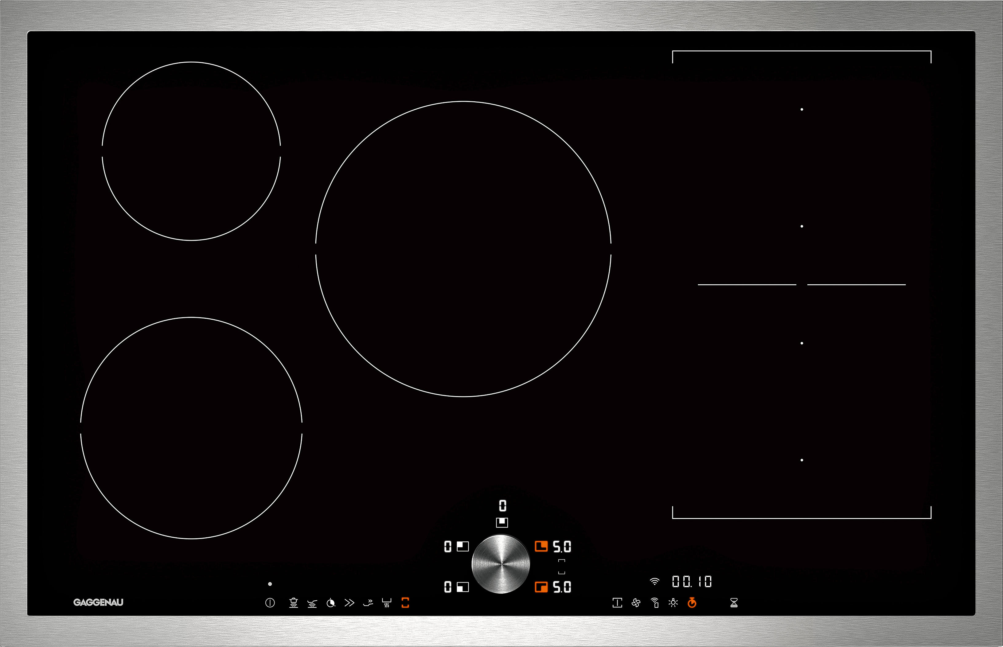 Flex induction cooktop 200 series 200 series Stainless steel frame ...